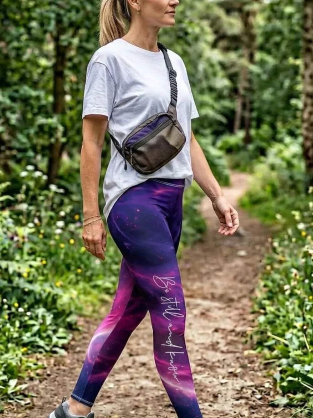 Be Still And Know - Tie-Dye - Women's Lightweight Leggings
